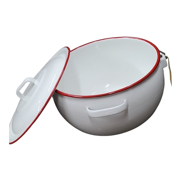 Vintage 60's Enamel Pot Made in Canda Unused - Picture 6 of 11